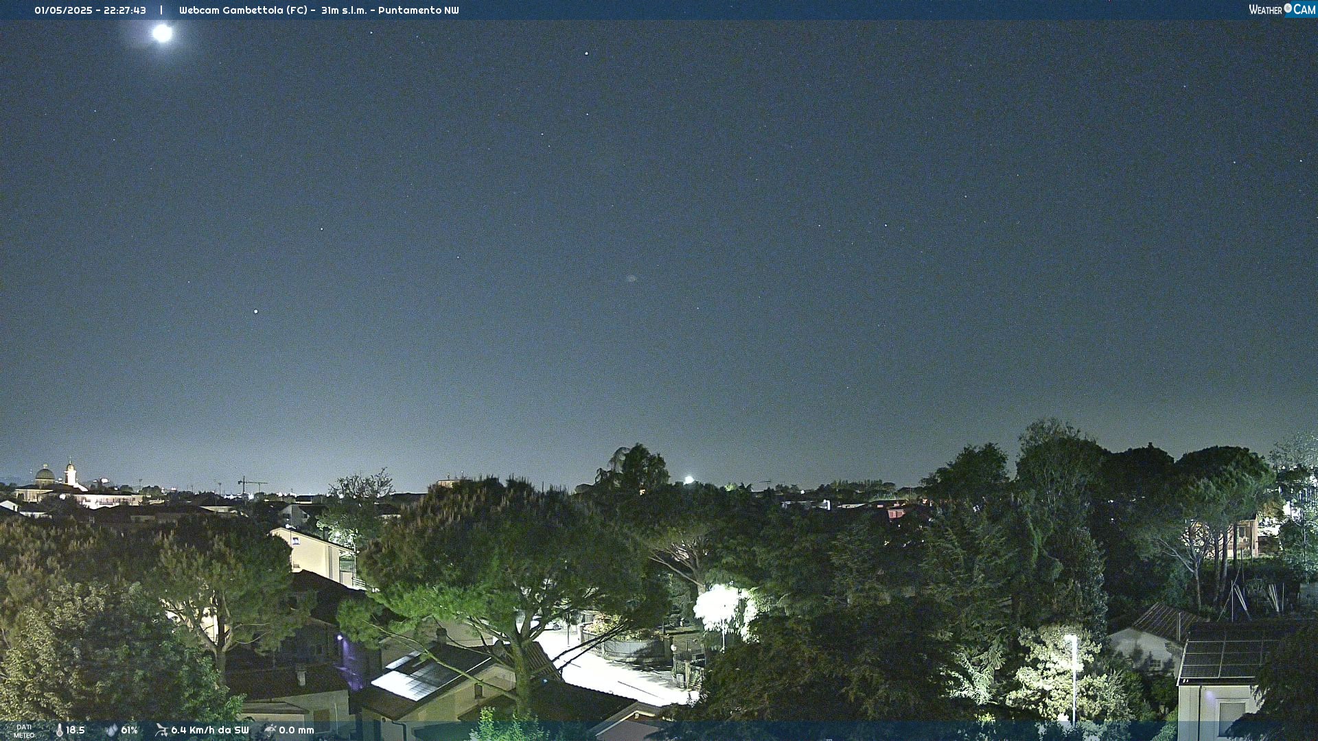 immagine della webcam nei dintorni di Roncofreddo: webcam Gambettola