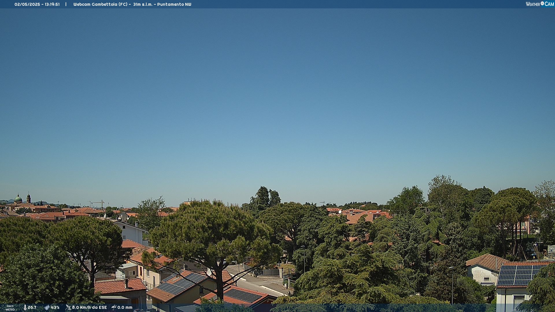 immagine della webcam nei dintorni di Cusercoli: webcam Gambettola