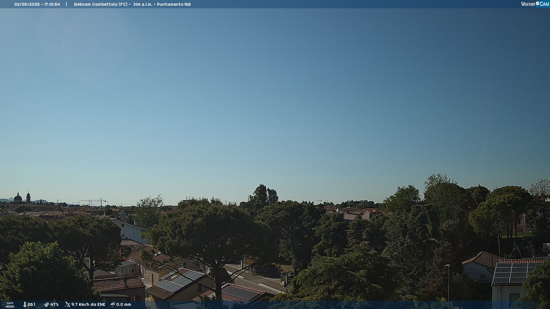 immagine della webcam nei dintorni di Cesenatico: webcam Gambettola