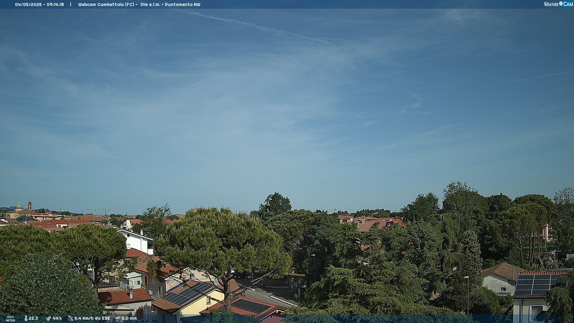 immagine della webcam nei dintorni di Sant'Agata Feltria: webcam Gambettola