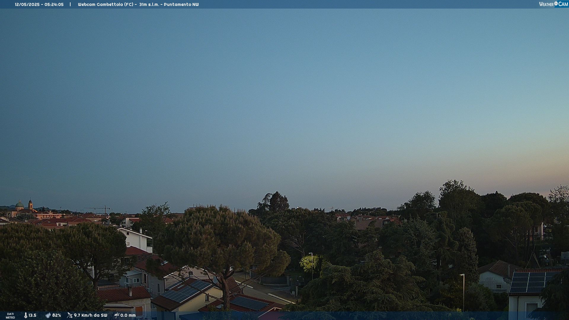 immagine della webcam nei dintorni di Forlì: webcam Gambettola