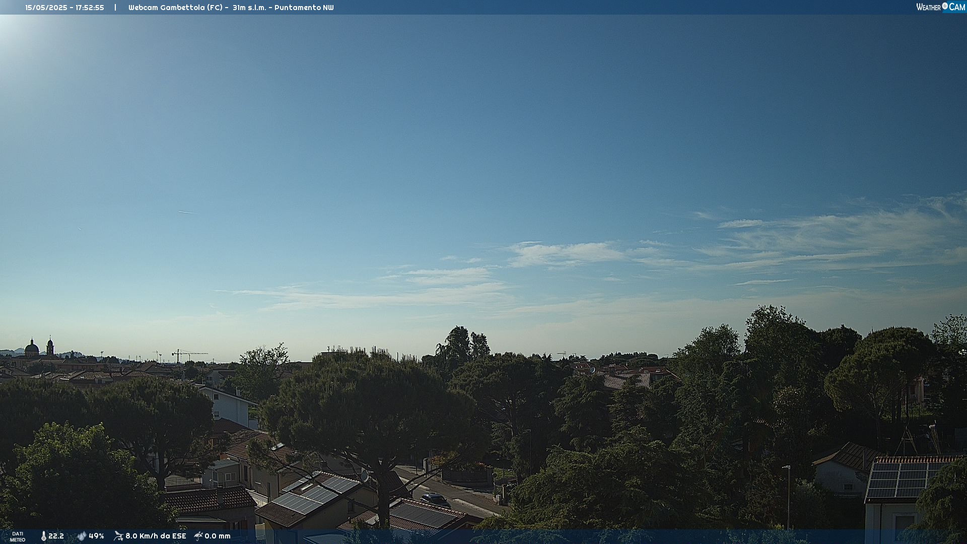 immagine della webcam nei dintorni di Bellaria Igea Marina: webcam Gambettola