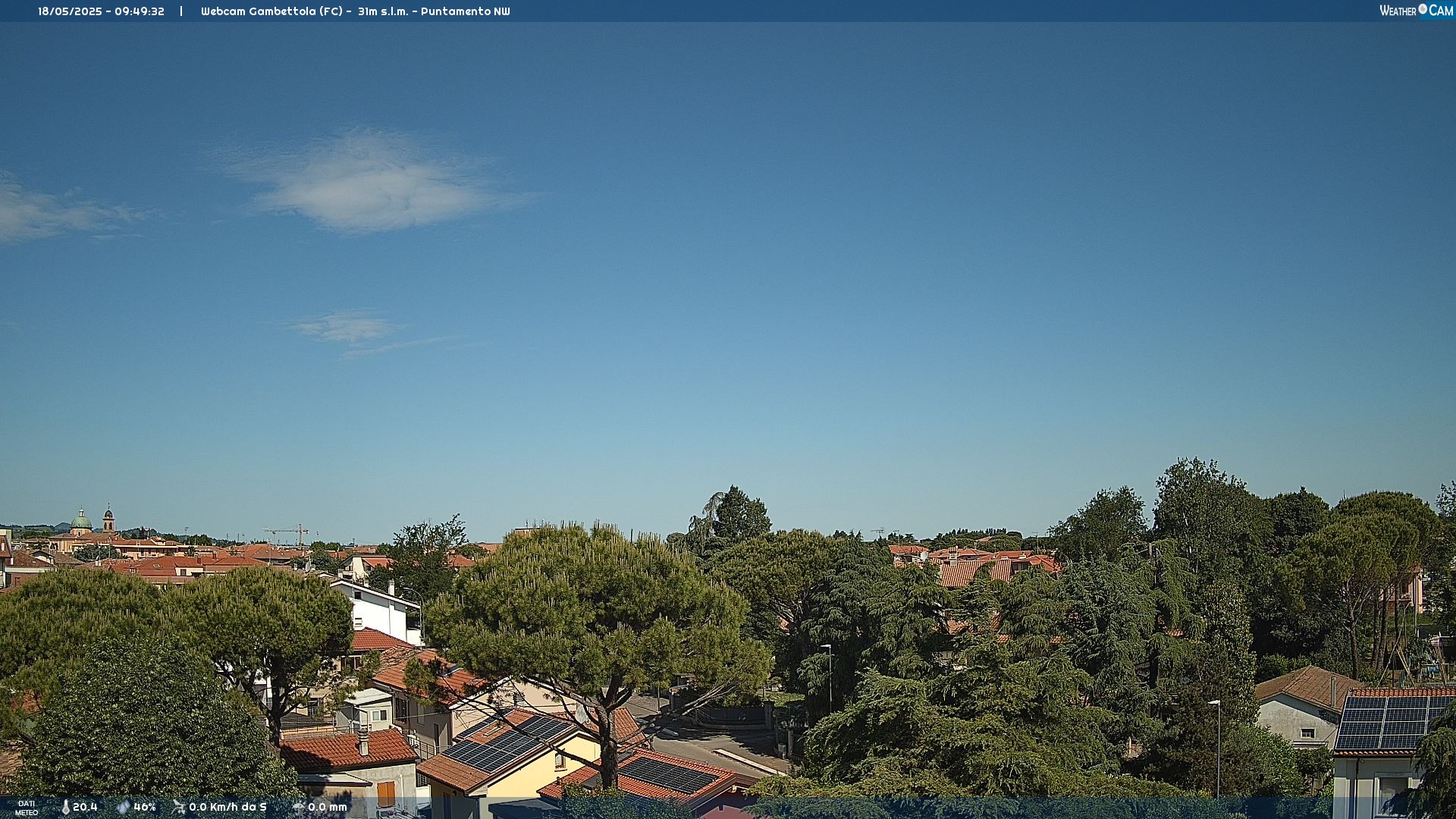 immagine della webcam nei dintorni di San Mauro Pascoli: webcam Gambettola