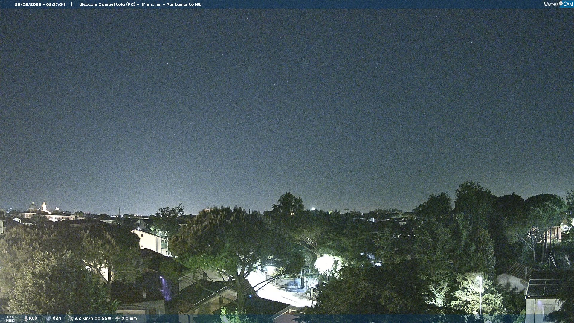 immagine della webcam nei dintorni di Lido di Dante: webcam Gambettola